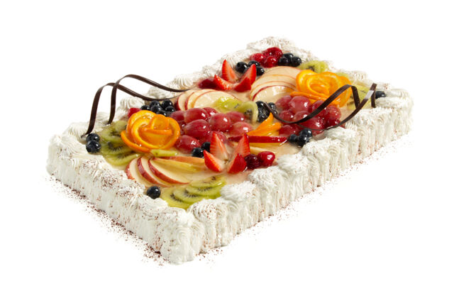 Kohupiima-puuviljatort