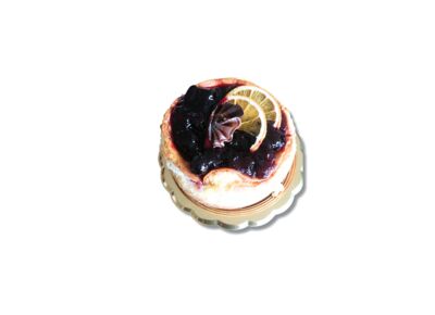 Küpsetatud toorjuustutort kirssidega 580g