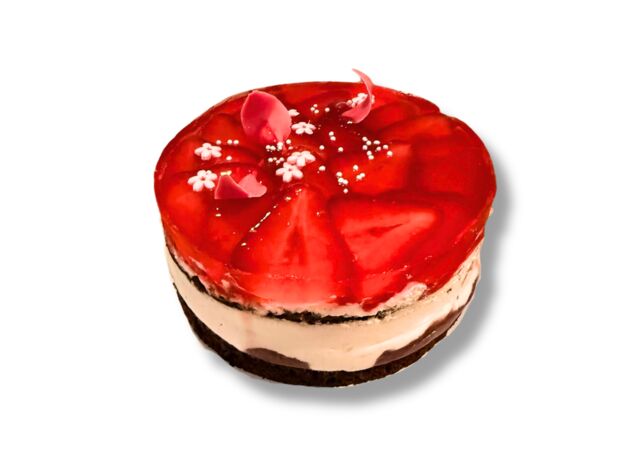 Maasika-rabarberi tort 450g