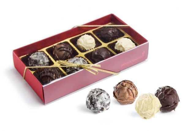 Šokolaaditrühvlid karbis 8tk 